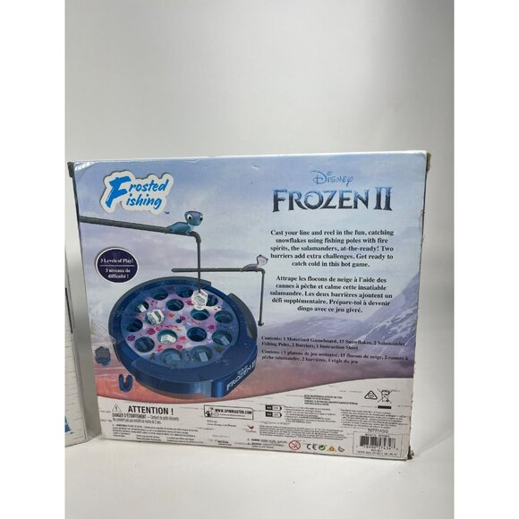 Disney Frozen Monopoly Board Game & Frosted Fishing Snowflake Catching Game - Picture 9 of 12